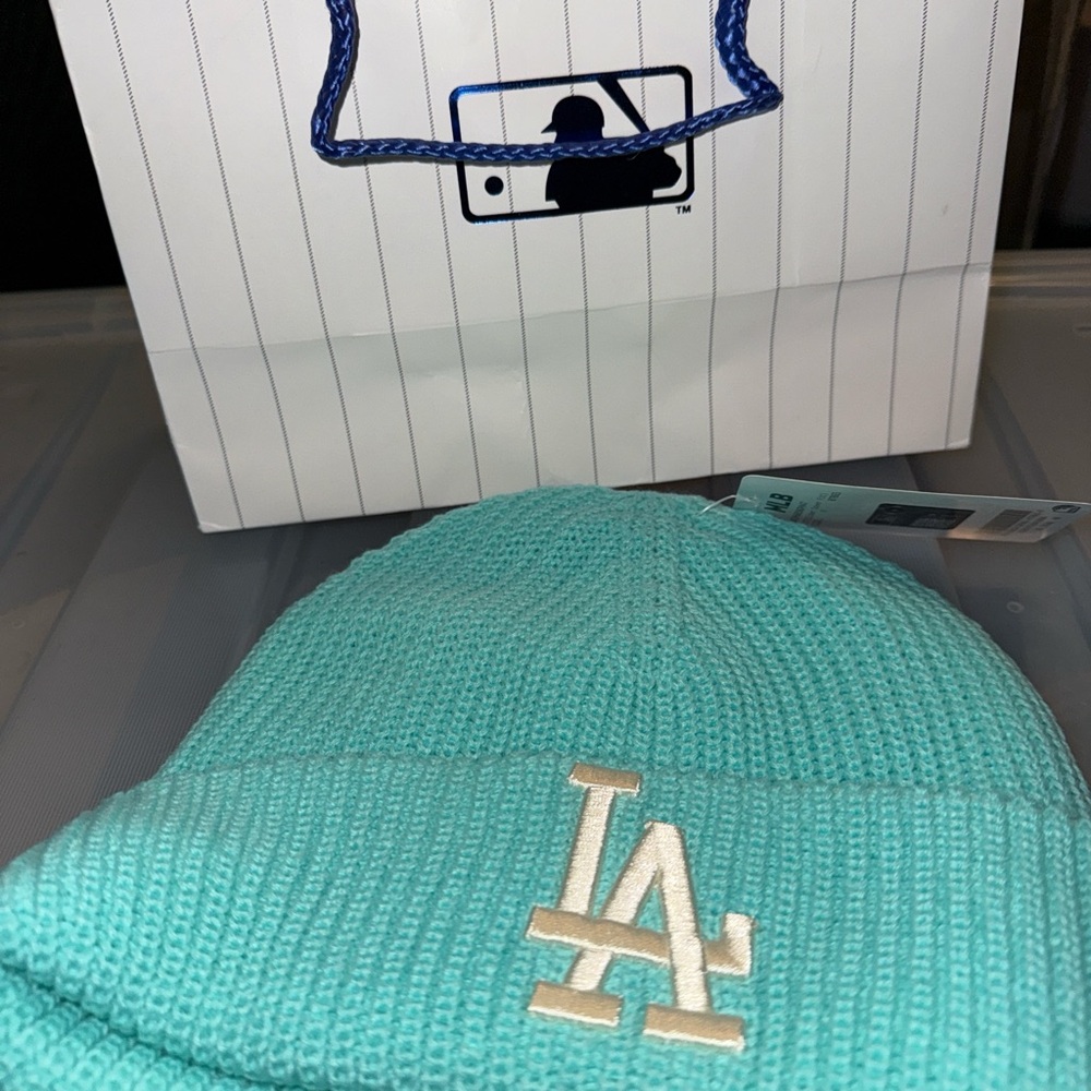 MLB Kids LA Beanie - Aqua